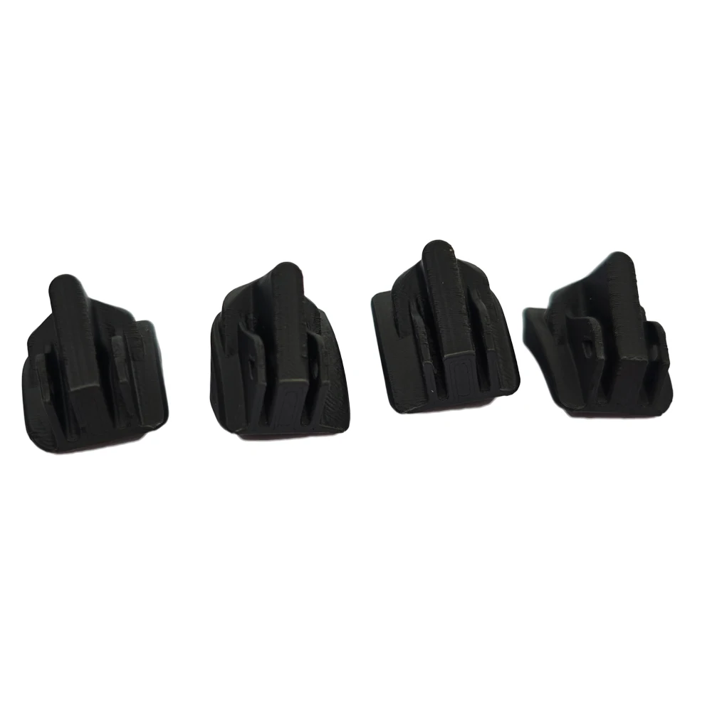 4 PCS Black 3D Printing Back Buttons For R36S Handheld Game Consoles Parts Comfortable Feel Easier To Grasp