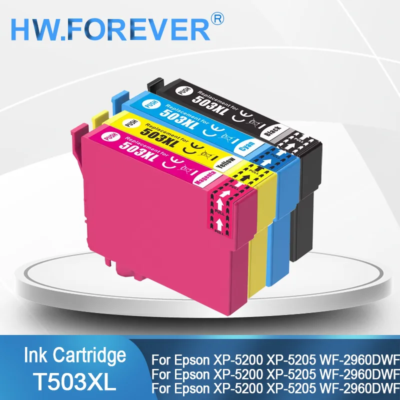 503 503XL أوروبا خرطوشة الحبر T503XL لإبسون XP-5200 XP-5205 WF-2960DWF WF-2965DWF XP 5200 5205 WF 2960 2965 XP5200 XP5205 #1