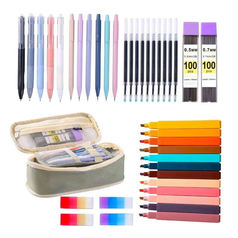 Suministros escolares Set regalos Conjunto lápiz lápiz escolar para oficina en aula