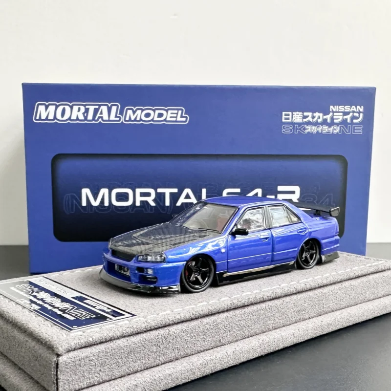 in-stock MORTAL 1:64 F81 M3 travel Edition LC500 ER34 blue alloy