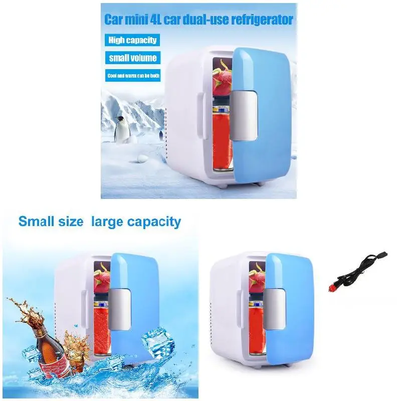 

Mini Fridge Electric Cooler Warmer Portable Car Fridge Thermoelectric System For Home Office Car