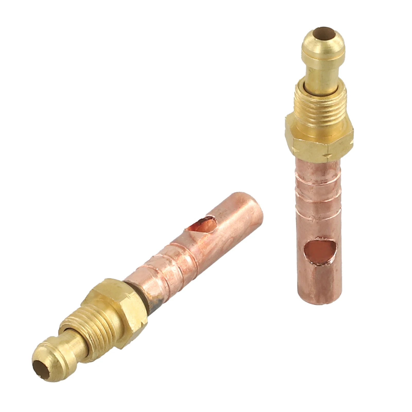 2pcs TIG Welding Torch Connector Adapter For WP18 TIG Welding Torch Copper TIG Welding Torch Head Adapter 8mm Outer 6mm Inner