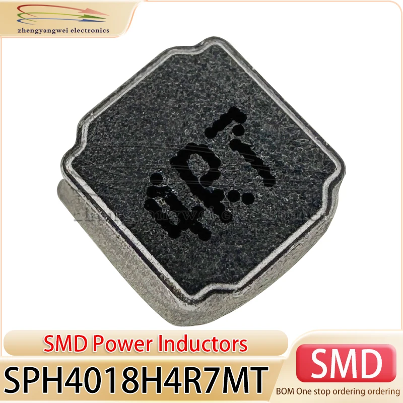 SPH4018H4R7MT 4.7uH ± 20% 2A 20PCS SMD 4x4mm 4R7 Inductor De Potencia Adesiva Magnética