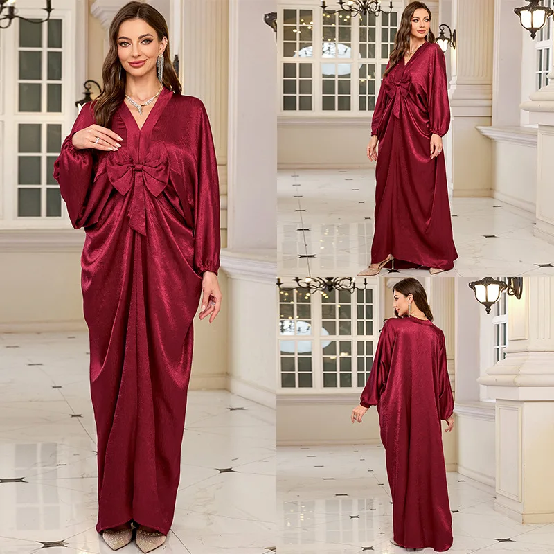 Feminino bordado longo caftans plus size kaftan vestidos praia maiô cobrir moomoo vestido marroquino robe