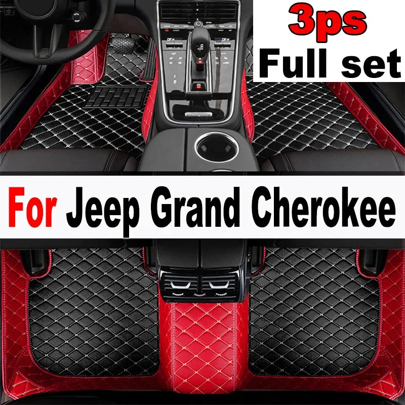 

Car Floor Mats For Jeep Grand Cherokee WJ 1999 2000 2001 2002 2003 2004 Leather Mat Covers Floors Car Accessories Tapis Voiture