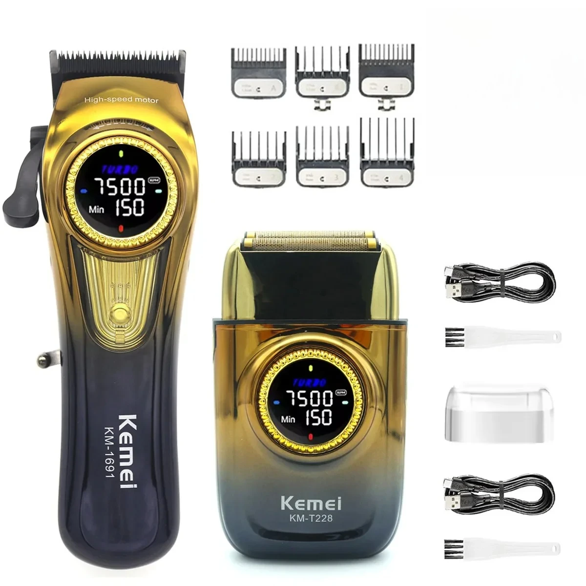 kemei-km-1691-km-1677-tagliacapelli-professionale-per-uomo-macchina-per-taglio-capelli-elettrica-regalo-per-uomo-9000-rpm-10w