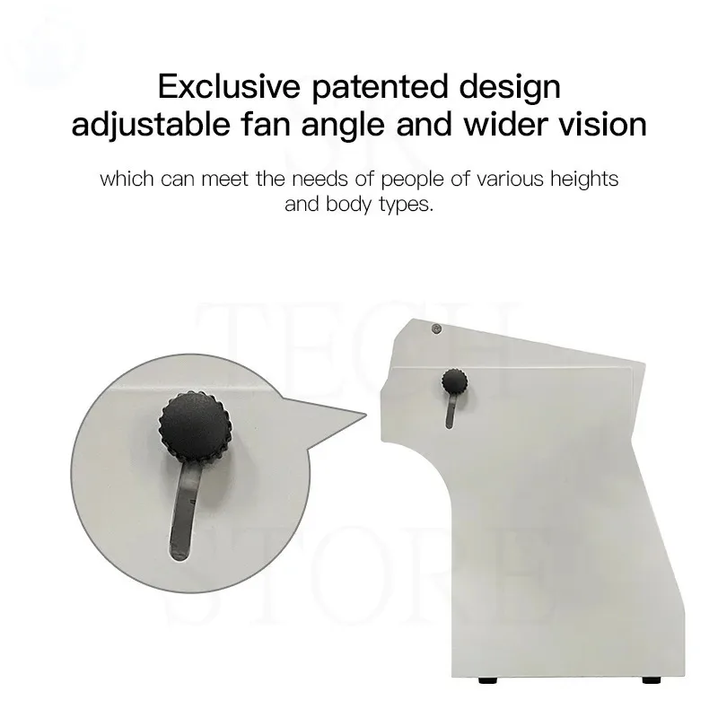 Green&White Light Dust Free Working Room 4 USB 5V-3A Anti Dust Working Bench Double Fan Adjustable Wind Clean Room Rear Smoking