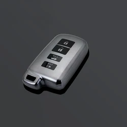 4 Buttons Car Key Case Cover for Toyota Camry Corolla RAV4 Highlander Avalon 2015 - 2017 Protector Smart Control Shell Holder