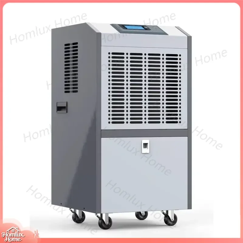 60L D Ceiling Mounted Industrial Dehumidifier for Workshop Warehouse Basement Garage Humidity Control with Drainage Function