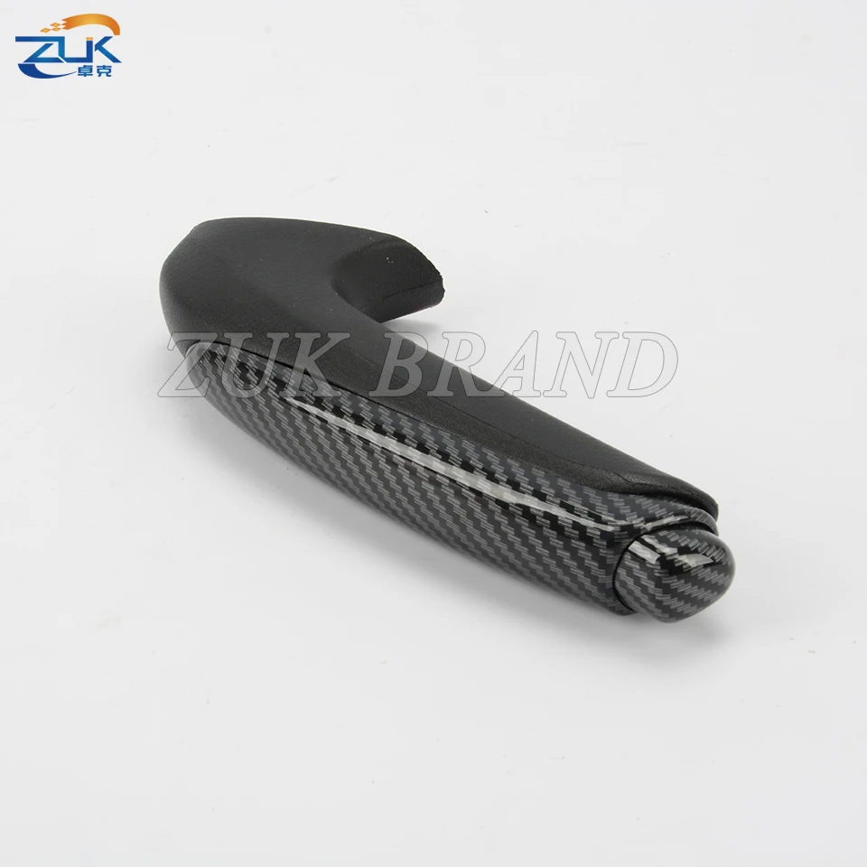 ZUK Carbon Fiber Handbrake Lever Parking Brake Knob Grip Handle For HONDA CIVIC 2006 2007 2008 2009 2010 2011 FA1 FD1 FD2 LHD