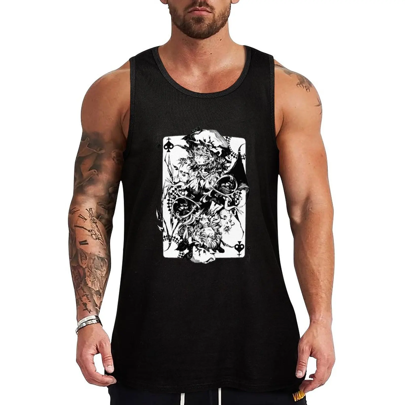 

Touhou Project - Remilia & Flandre Scarlet Tank Top summer clothes man 2025 sleeveless man shirts man vest
