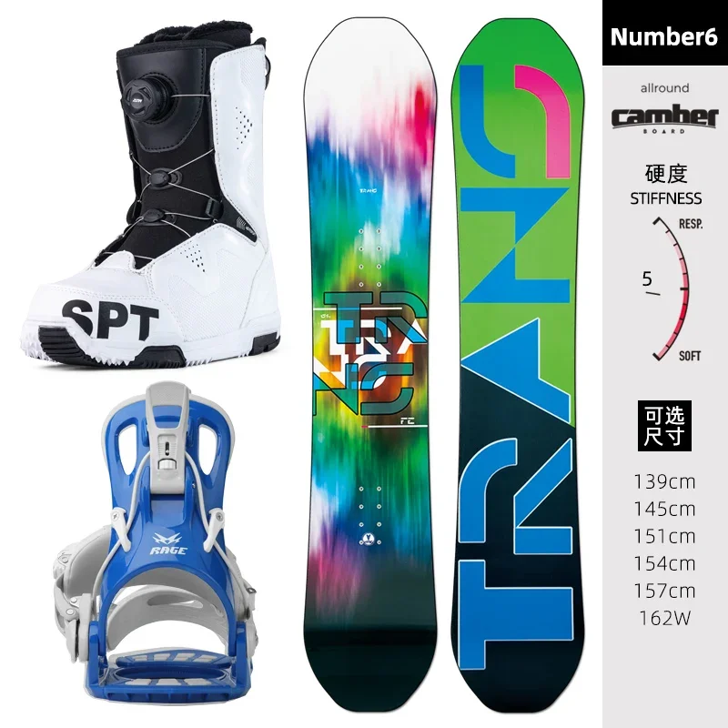 New Men's and Women's Snowboard Equipment Carbon Fiber Snowboard Snowboard All-round Board