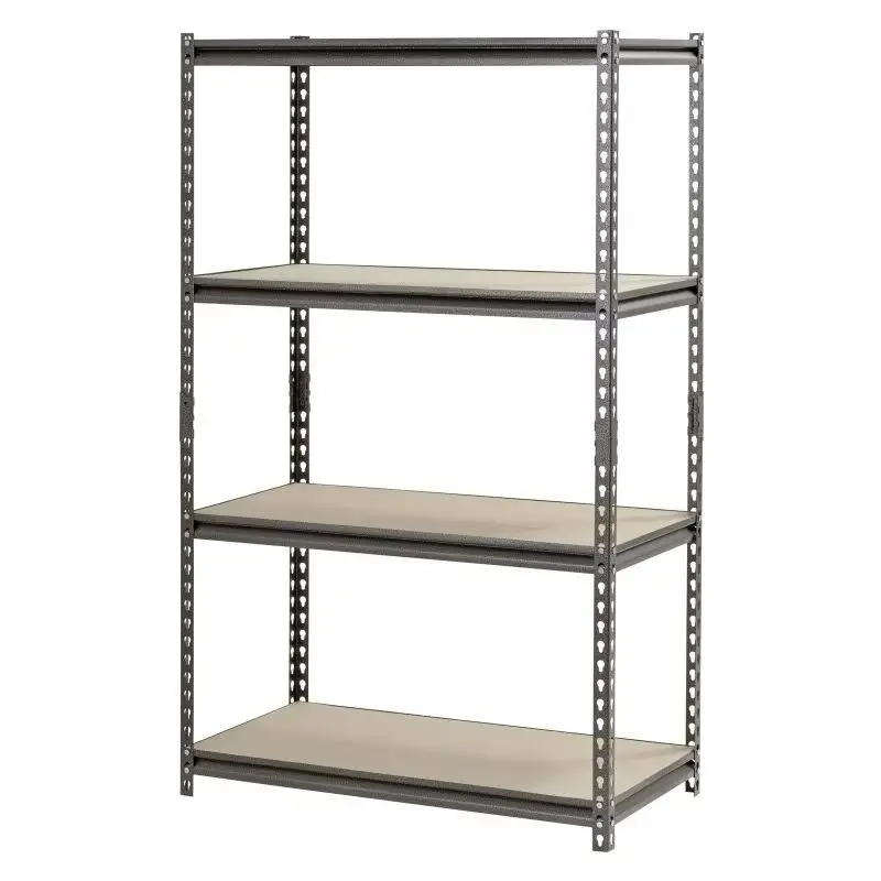 

Muscle Rack 36"W x 18"D x 60"H 4-Shelf Steel Freestanding Shelves; 500 lbs. Capacity per Shelf; Silver