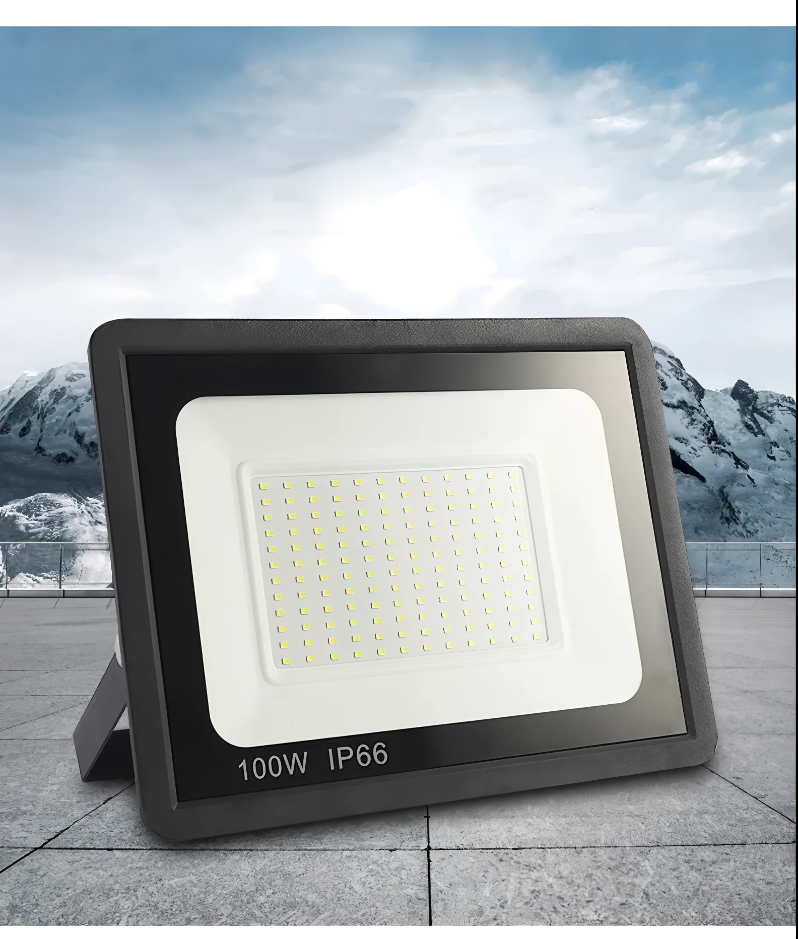 

HighQualityLED Flood Light 100W 200W AC220V Outdoor IP66 Waterproof Flood Light SpotlightStreet Light Wall LightGarden Lighting