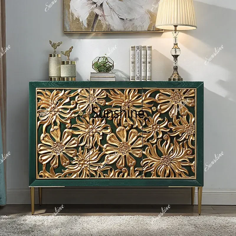 Light luxury home shoe cabinet household door porch cabinet villa partition lockerTJ