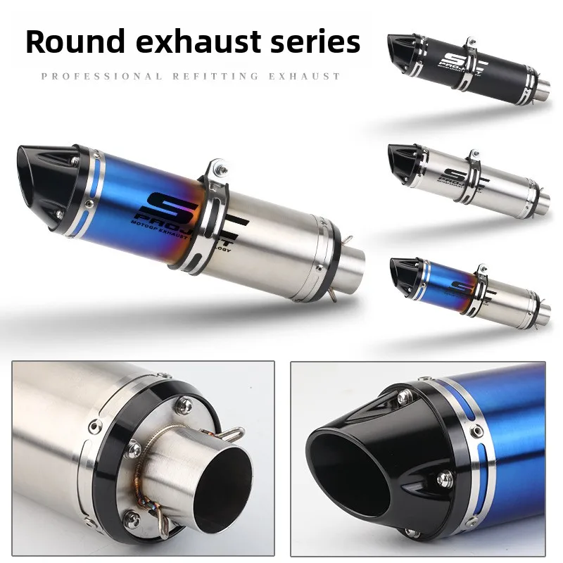 استبدال دراجة نارية تعديل باستخدام الحاسب الآلي جولة SC شارع العادم 350/250 ياماها R6 K6K8K9 ماسورة العادم العالمية #2