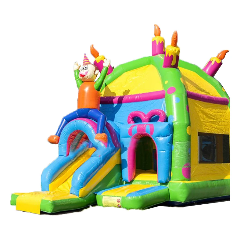 Cheap Inflatable Bounce Castle Factory Sale Birthday Present Design Inflatable Bouncy House Slide Combo Trampoline For Kids