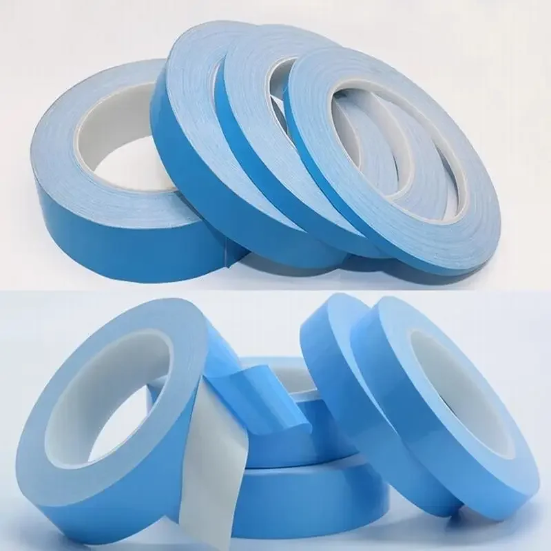 Wide 2mm 4mm 8mm 10mm 12mm 14mm Blue Double-sided adhesive tape Thick 0.2mm length 25M For TV LED backlight Strip Bar