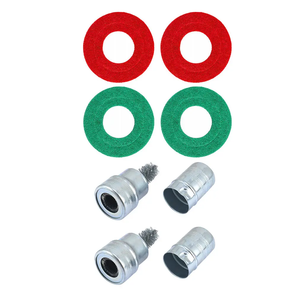 

2Sets Car Terminal Cleaning Brush Kit with Washers Heavy Duty Wire Bristle Cleaner Post Terminals Protector Car