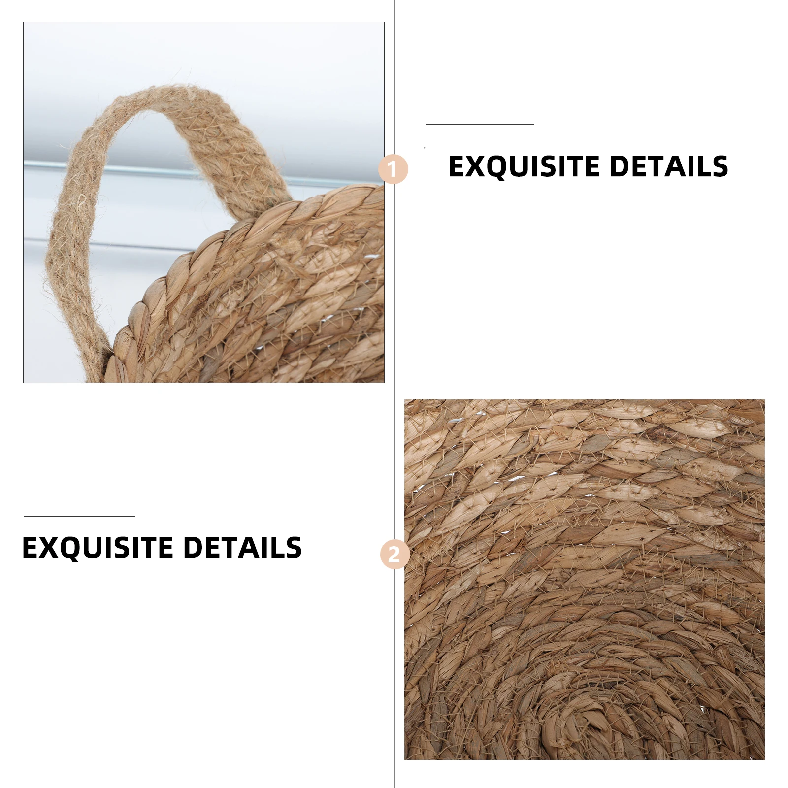 

Fruit Basket Woven Straw Modern Farmhouse Decor Home Office Practical Storage Items Multifunctional Elegant Beautiful