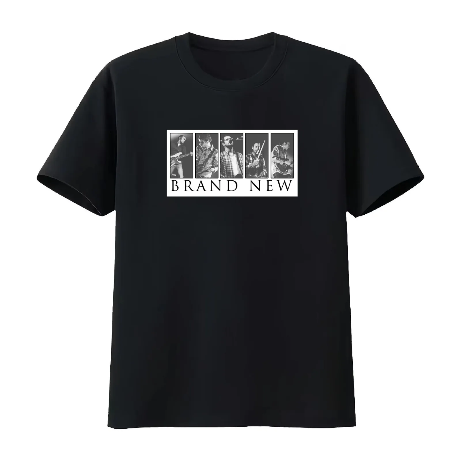 Brand New Band Tour 2016 T-Shirt Summer Casual Cotton Tee Oversized Streetwear Tops Vintage Graphic Print Unisex Men Women