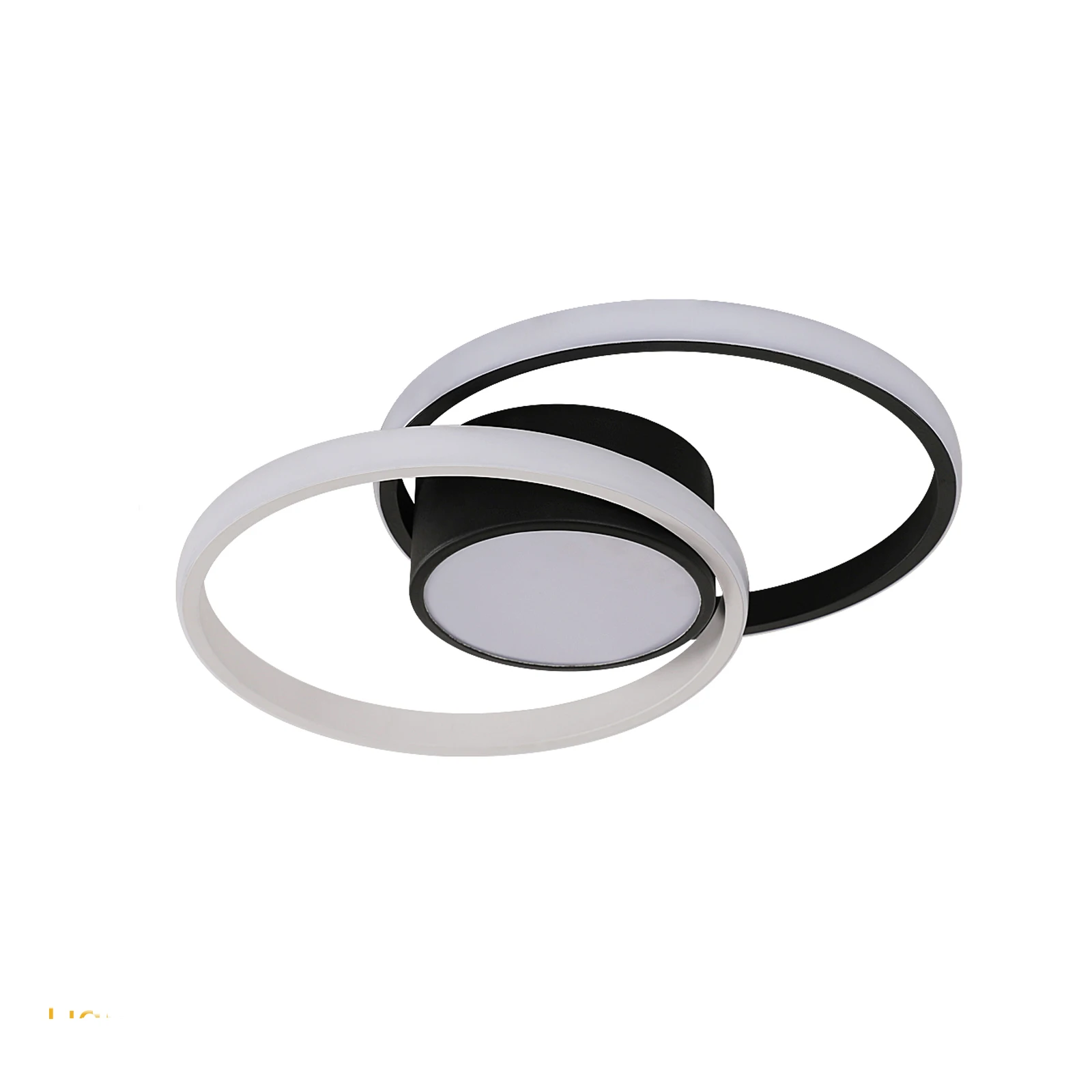 Dimbare LED-plafondlamp, 40W LED-plafondlamp 3000K/4500K/6500K, kroonluchter wit met afstandsbediening voor slaapkamer - afbeelding 2