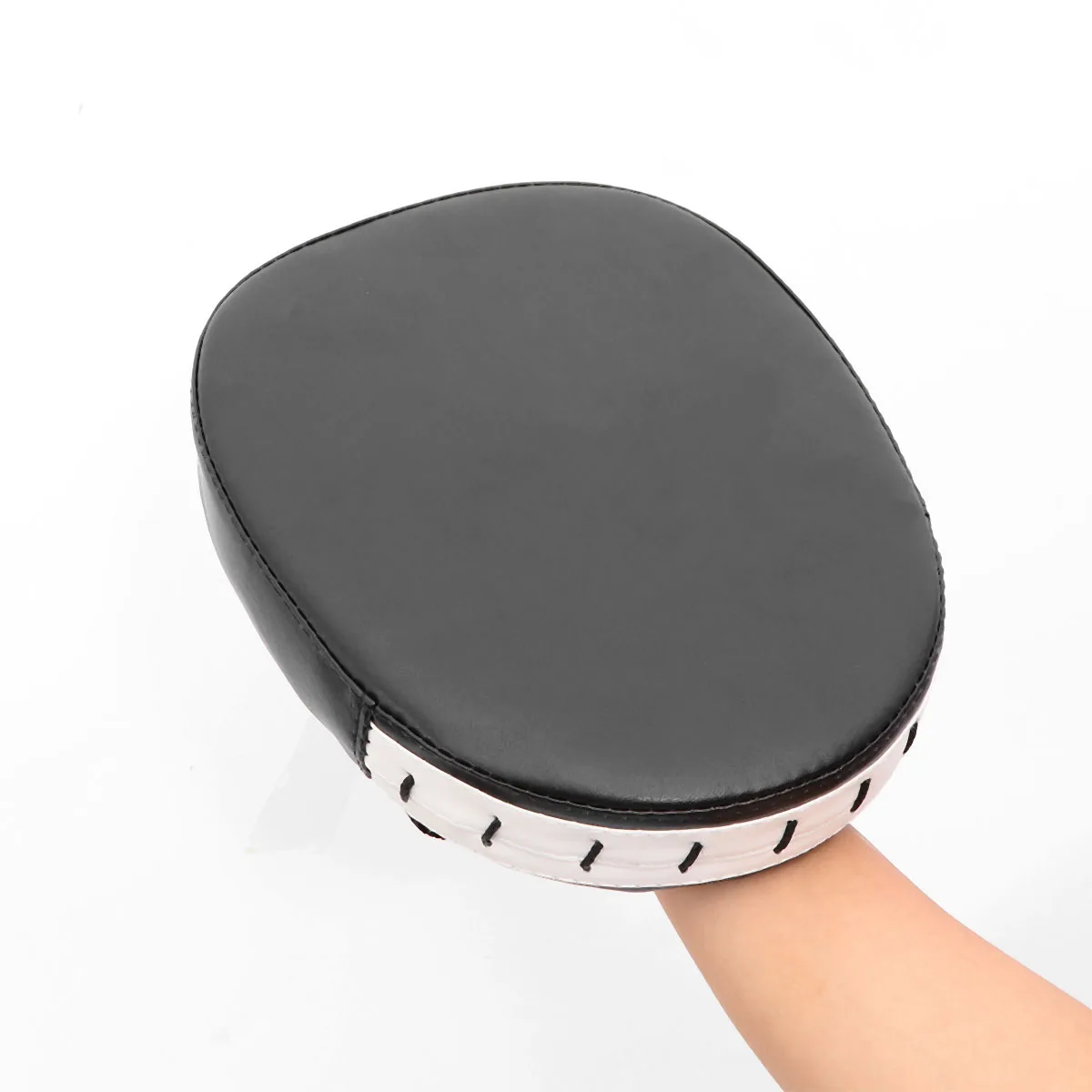

Boxing Martial Pads Firm PU Premium Foam Thickened Shock Absorption Adjustable Back Strap Five Finger for Karate