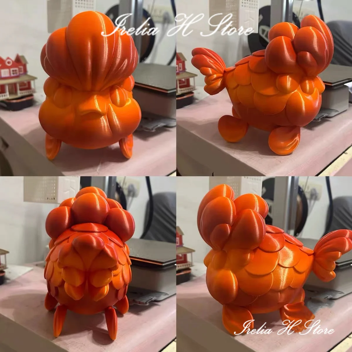 Irelia H Ahri LOL After Hours Spirit Blossom Springs Ahri's تصفيف الشعر دبابيس شعر السمك كرة الفرخ