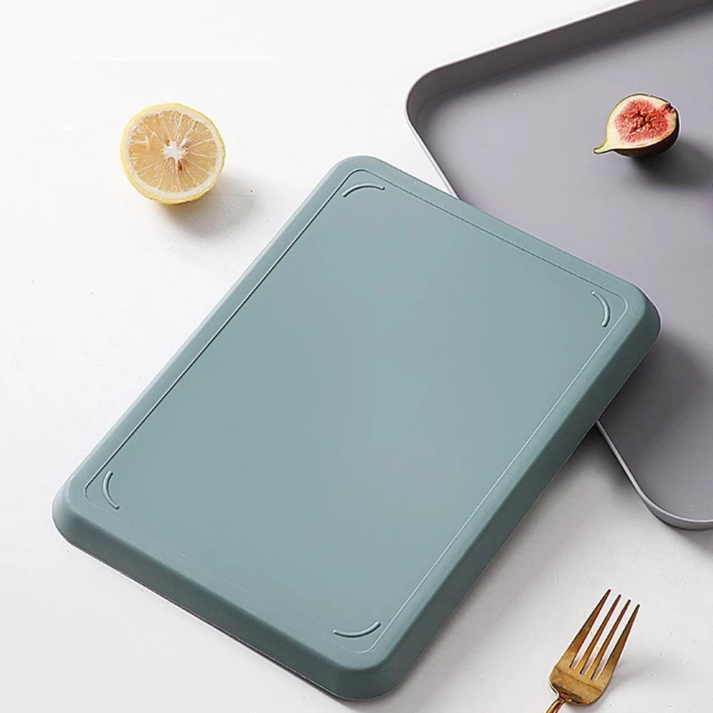 1PC Minimalist PP Plastic Tray Rectangular Storage Tray Heat-resistant Non-slip Dinner Plate Home Kitchen Fruit Dessert Tray