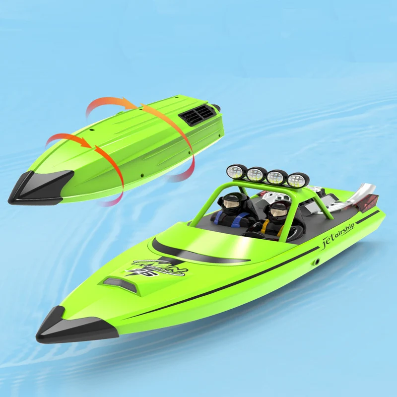 2.4G TX725 Wireless Remote Control Boat Turbo Jet Speedboat Flip Reset For Boys Water Toy for Kids Boat Gifit Adult Fun view 4