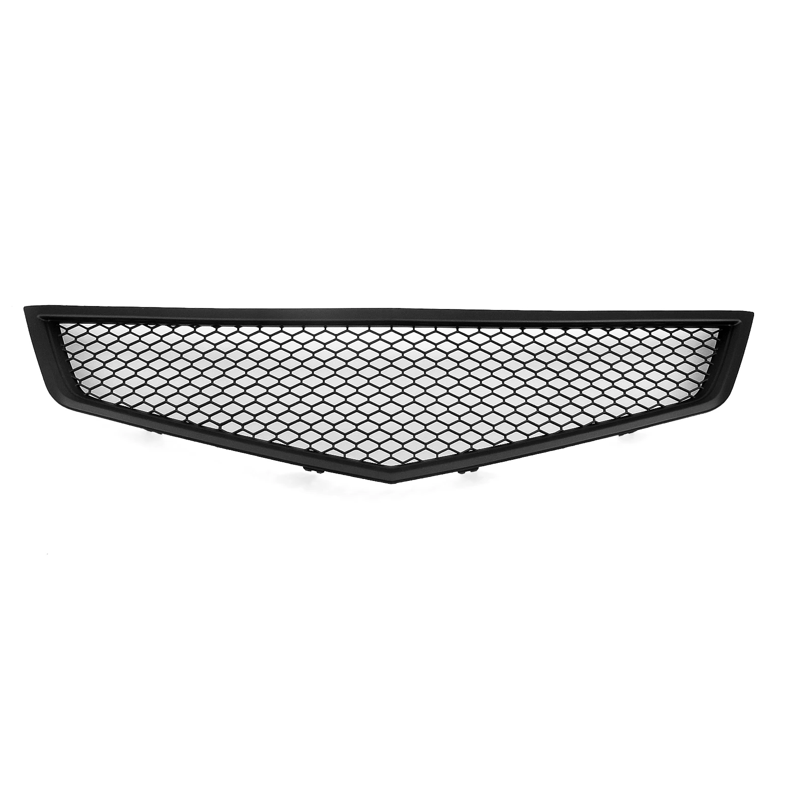 Front Grille Racing Grill For Acura TSX 2006-2008 Honeycomb Style Carbon Fiber Look/Gloss/Matte Black Car Upper Bumper Hood Mesh