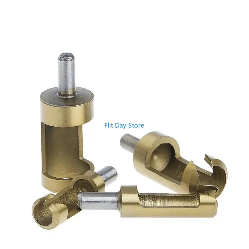F92c 4pcs 1/4 "قضيب لبرميل برميل قاطع الحفر Cork Cork Hole Caw Caw Cole