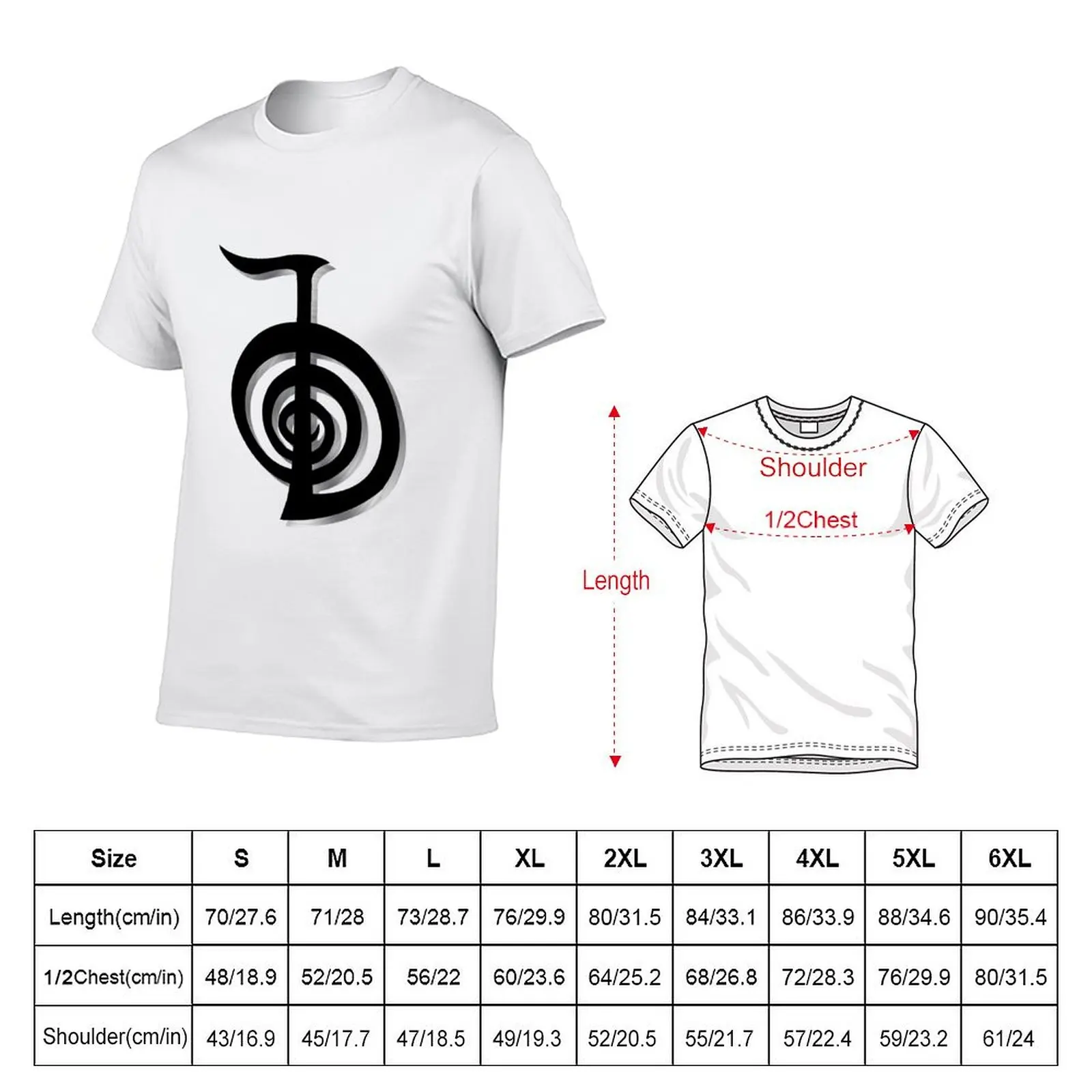 Cho Ku Rei (tchocurei) Reiki T-Shirt t shirts for man cotton funny t shirts for man cotton t shirts with prints T-Shirt