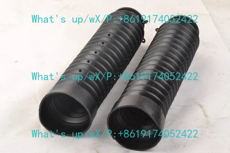 A pair of black shock absorber covers, 250 front shock absorber covers for off-road motorcycles, sheaths/modified accessories.