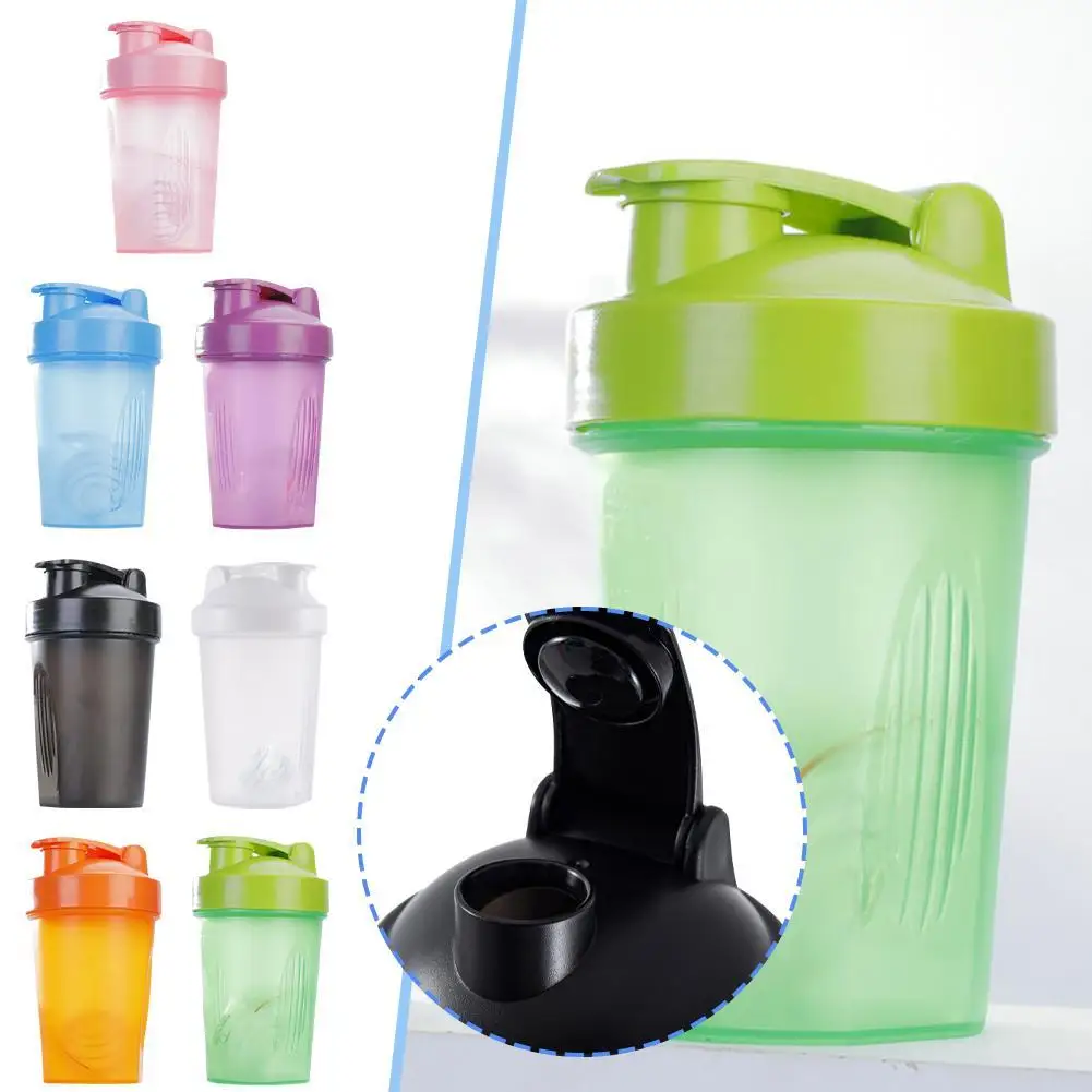 Shaker Protein Bottle Powder Shake Cup Water Bottle Plastic Mixing Cup Body Building Exercise Bottle Protein Shaker