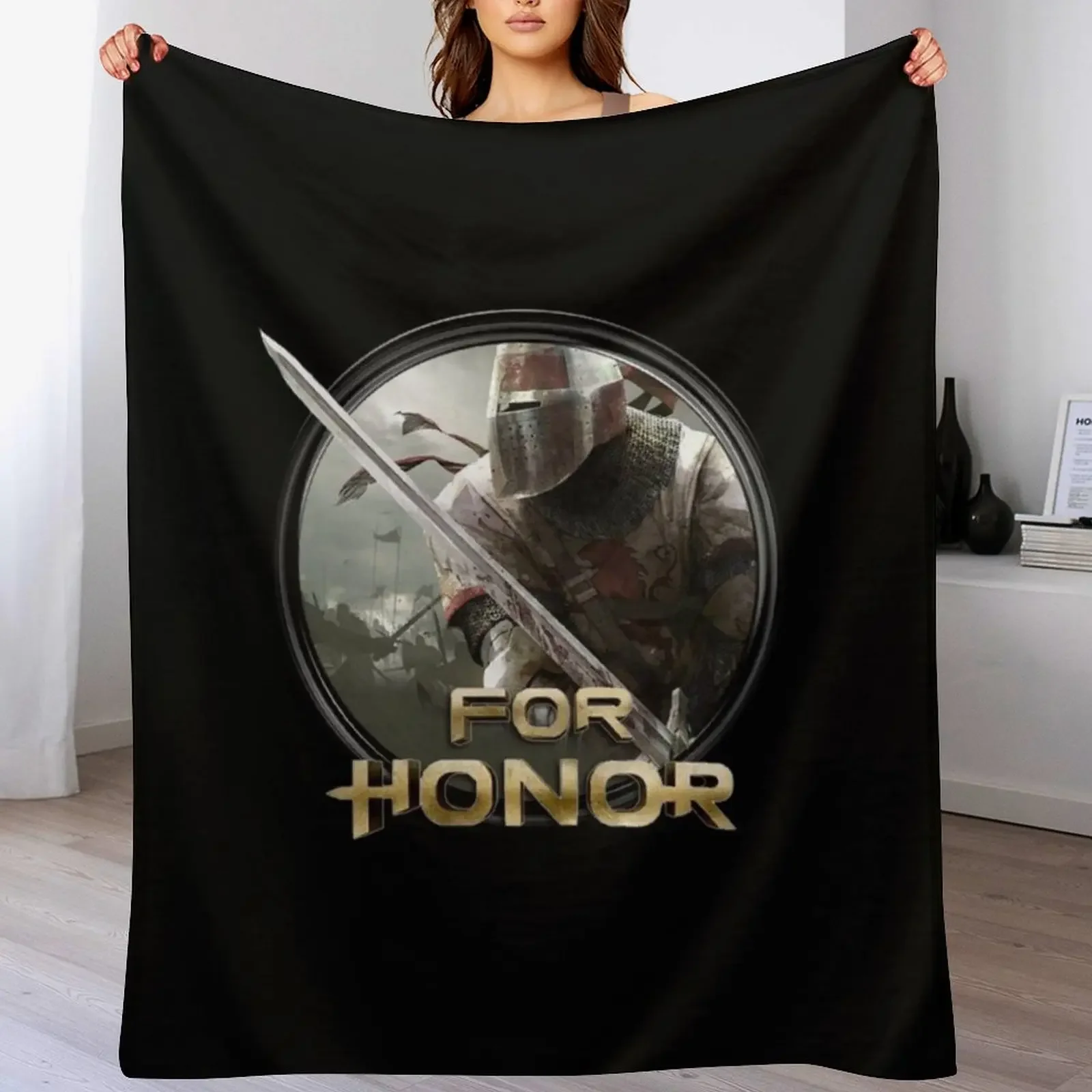 

For Honor Throw Blanket Bed Fashionable Shaggy Bed linens Thin Blankets