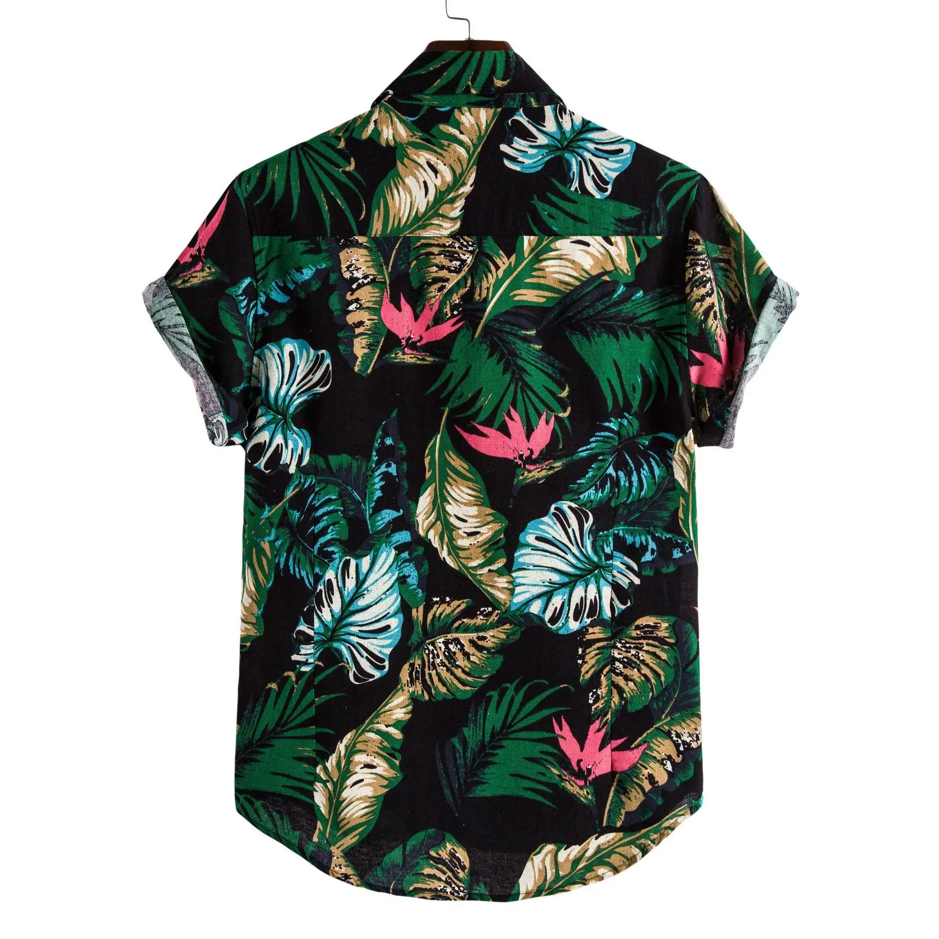 

Men's Long Sleeve Printed Lapel Shirt Casual Style Camouflage Pattern Deform Resistant Other Material 100% Summer Fashion