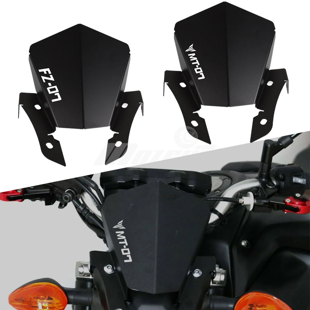 

Лобовое стекло мотоцикла, передний дефлектор ветра, защитный чехол для Yamaha MT-07 MT07 FZ-07 FZ07 FZ MT 07 2014 2015 2016 2017