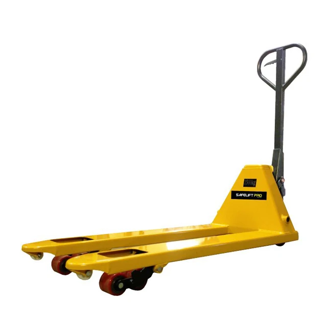 FANGGONG High Lift Hydraulic Hand Pallet Truck 2000kg/2500kg/3000kg Fork Size 550x1150mm PU/Nylon/Rubber Wheels Casting Pump