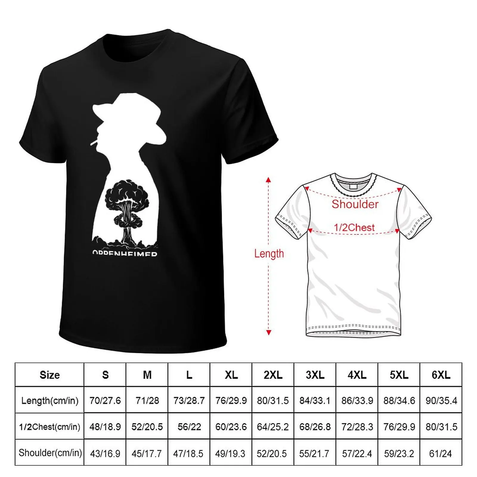 OPPENHEIMER, A Film By Christopher Nolan, Movie 2023 (White Edition) T-Shirt man t shirt luxury T-Shirt