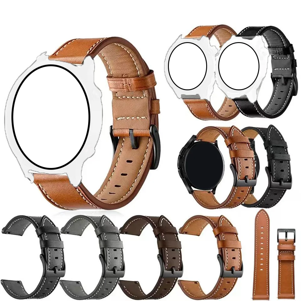 20 22 mm PU-Lederarmband für Amazift Bip 3/3 ProSmart-Armband für Huami Amazift GTS 4 Mini 3 2e 2/GTR 4/3 pro 42 47 mm