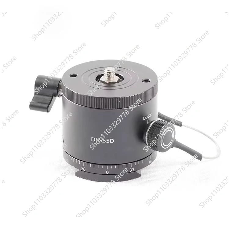 DH-55D panoramic indexing gimbal, indexing disc, can blind shoot panoramic connecting piece 10-speed indexing 360 degrees