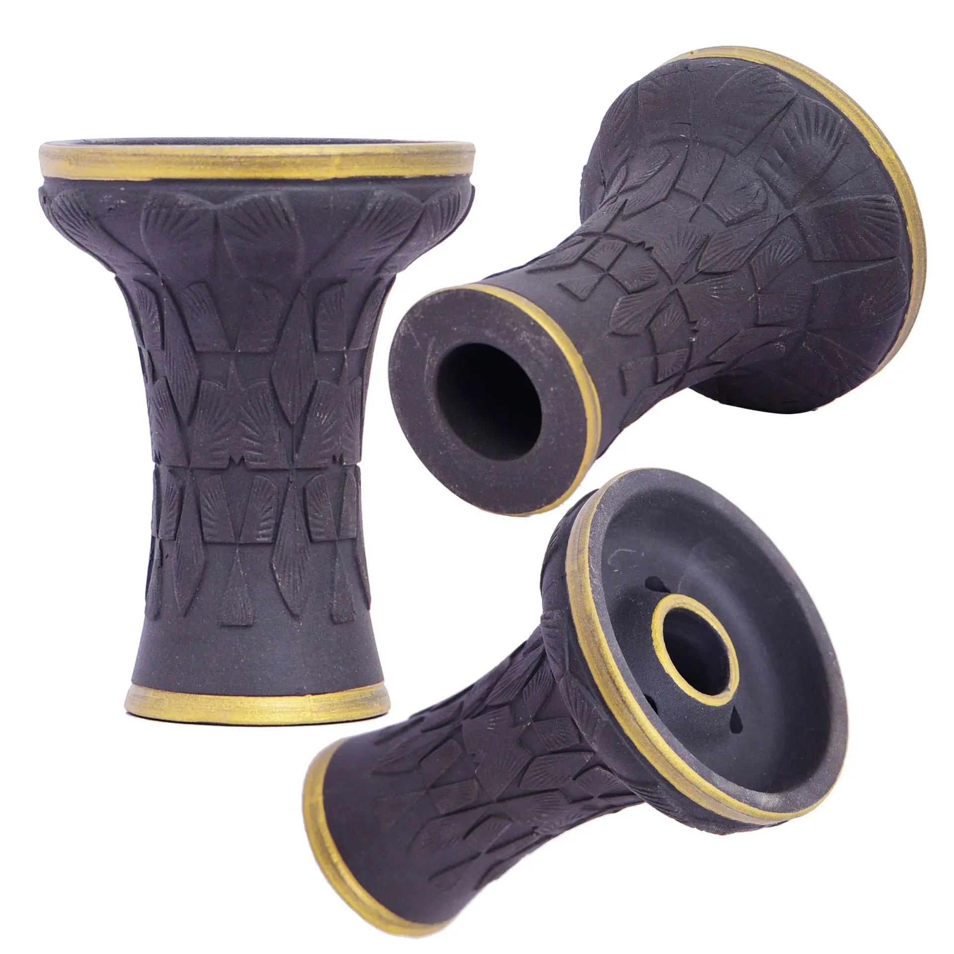 Source hookah accessories long handled tobacco pot ceramic head material bowl tobacco bowl shisha porous
