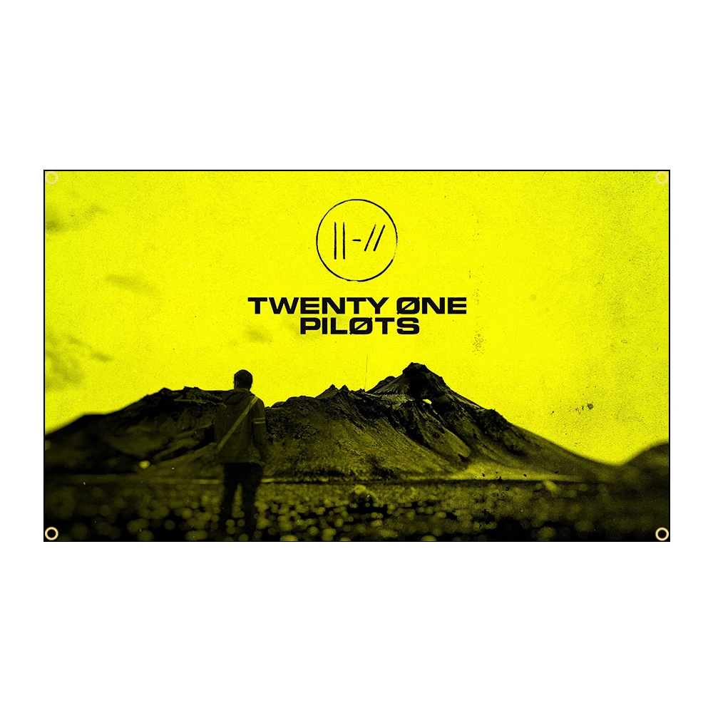 90x150cm 3X5FT Twenty One Pilots Flags Polyester Printed Banner For Decoration