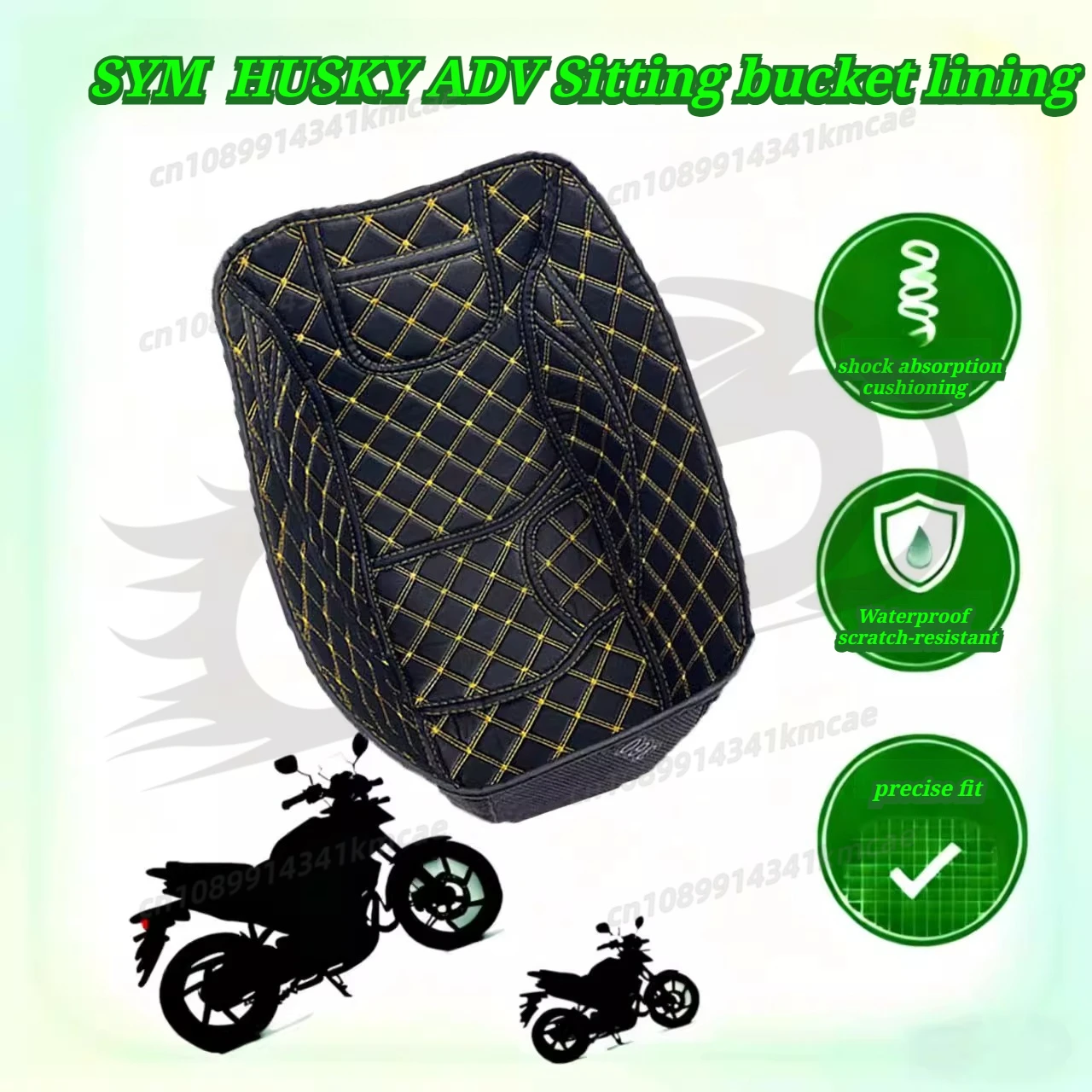 Suitable for SYM HUSKY ADV150 Bucket Seat Cushion Cover Toilet Seat Protection Liner Modification