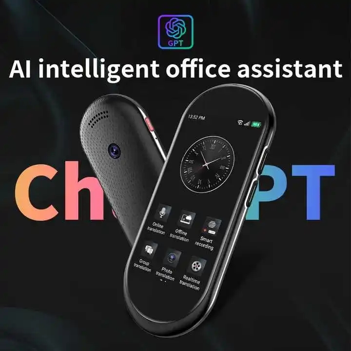 4G Chat GPT SIM Voice Translator Travel Business Interpreter Machine Offline Instant Translation Translator A10