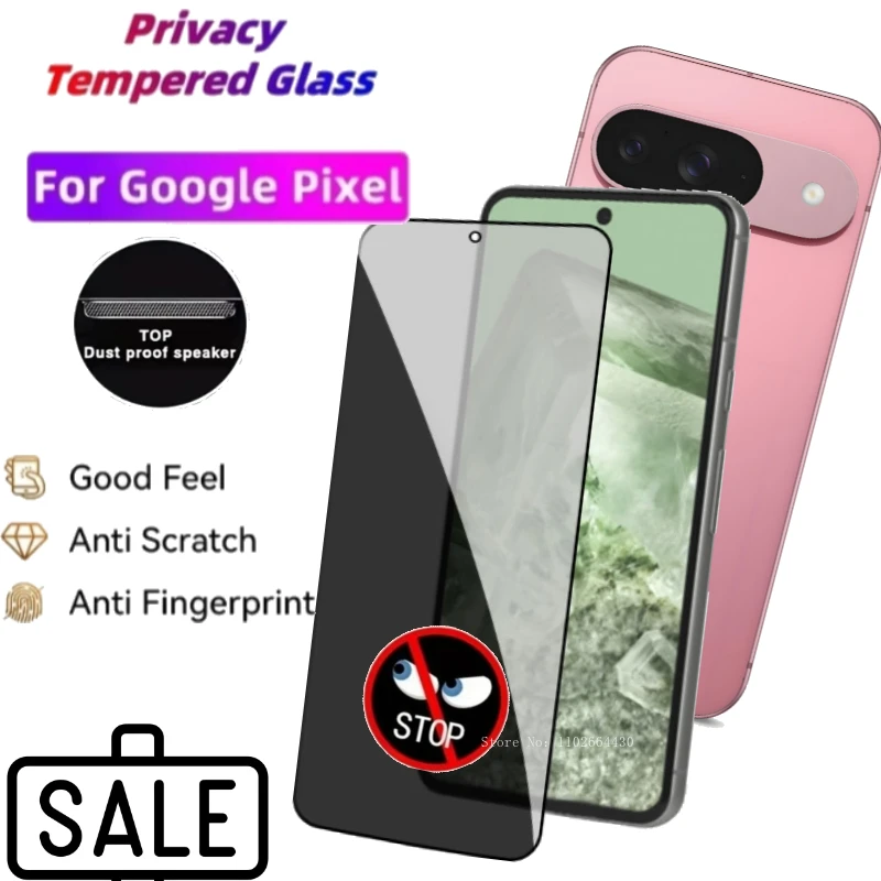 Protecteur d'écran Anti-espion, 2 pièces, pour Google Pixel 10 Pro XL, verre trempé de confidentialité pour Google Pixel 9 8 7 6, Peeping est interdit