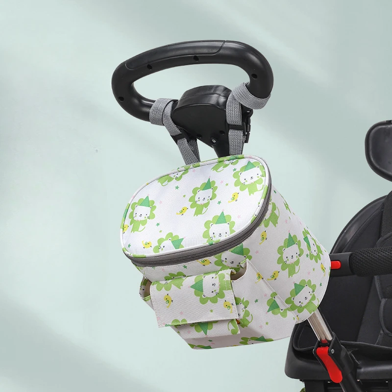 

Baby Stroller Hanging Bags Portable Diaper Storage Bag Large Capacity Multiple Pockets Mommy Bag Bottle Storage Bag Cochecitos