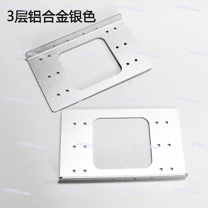 3.5 Inch Metal Hard Disk Bracket, Stacking Rack HDD Mechanical Hard Disk Aluminum Alloy Bracket Chassis Can Be Stacked in