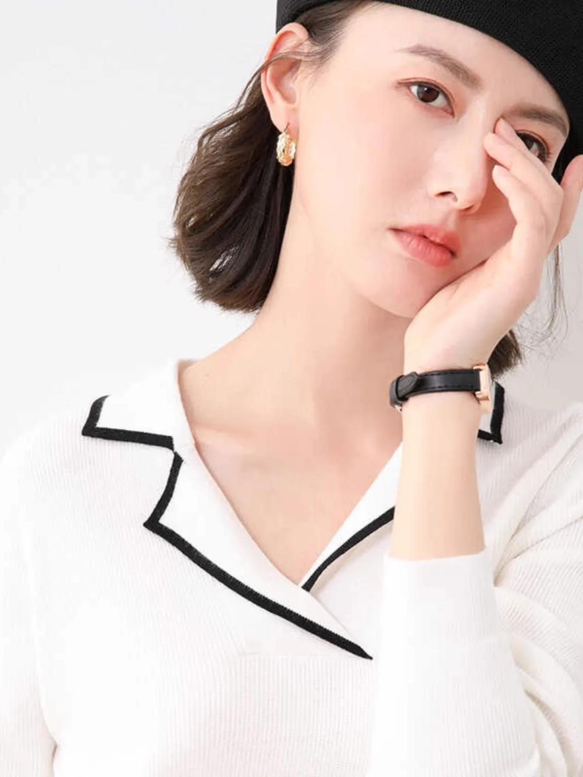 

Новый женский тонкий шерстяной свитер Slim Fit с длинным рукавом, вязаный пуловер с цветными блоками для повседневной носки